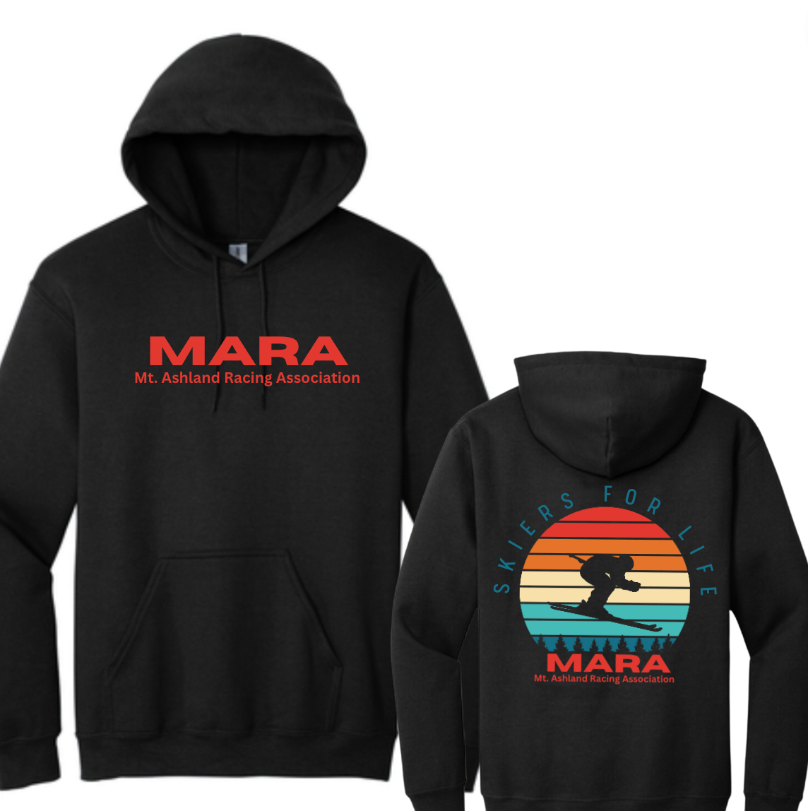 Adult Hoodie MARA Sunset Logo