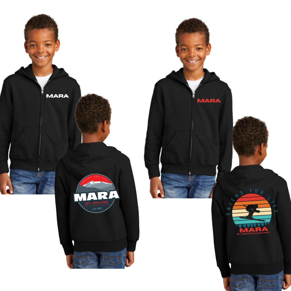 Kid's Zip Hoodie (choice of 2 logos)