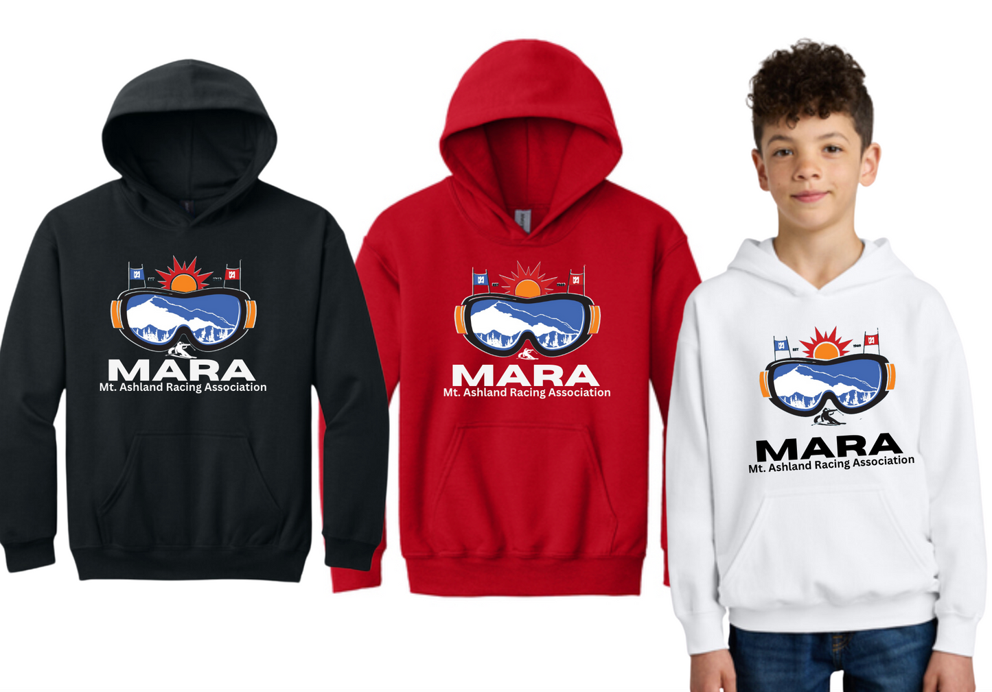 MARA Goggle Logo Hoodie