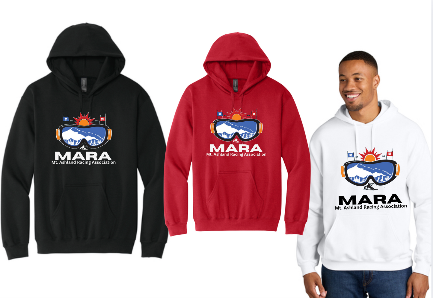 MARA Goggle Logo Hoodie